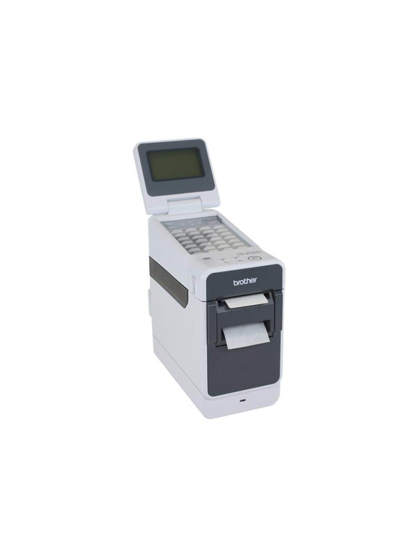 Produktfoto för Brother TD-2130N - Etikettskrivare - direkt termisk - Rulle (6,3 cm) - 300 dpi - upp till 152.4 mm/sek - USB 2.0, LAN, seriell, USB-värd - kniv
