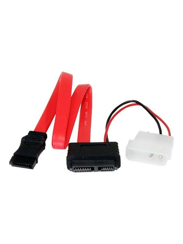 StarTech.com Slimline SATA Female to SATA with LP4 Po