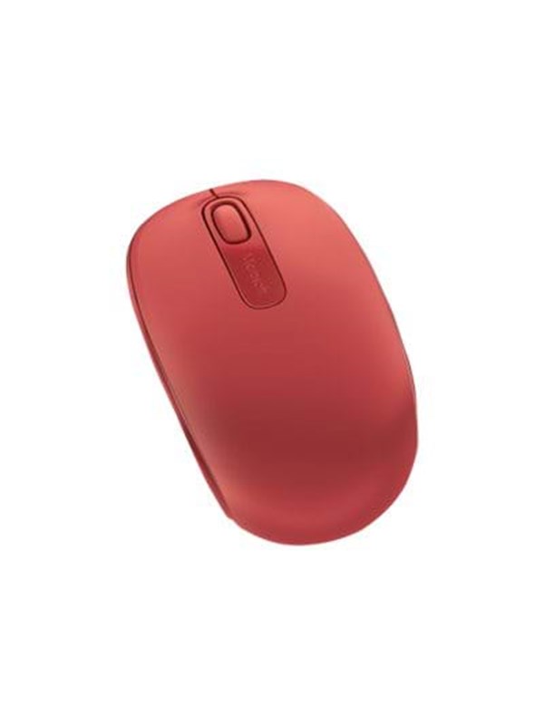 Microsoft Wireless Mobile Mouse 1850 Mus Mouse Optic 3 Knappar Röd