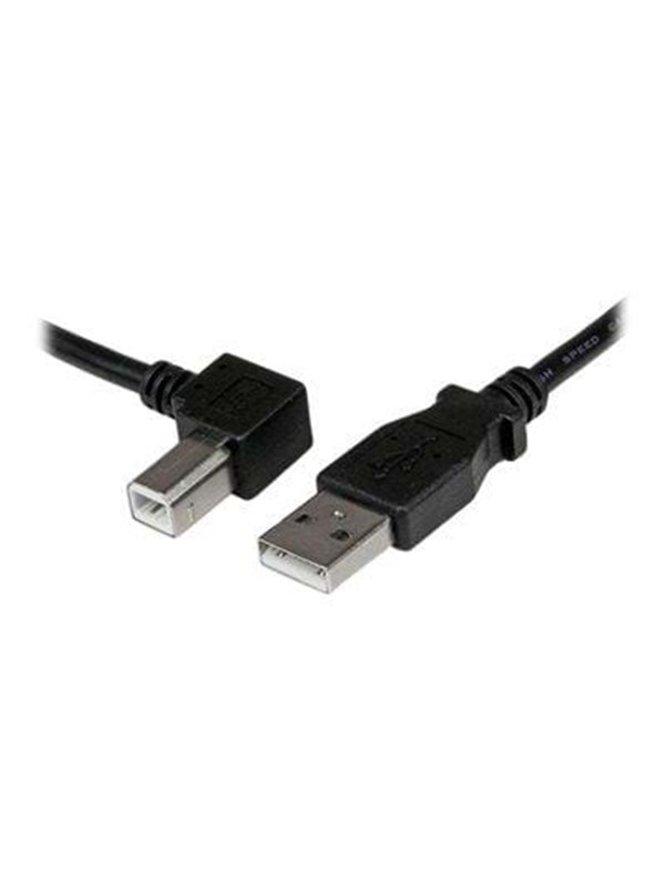 StarTech.com USB 2.0 A to Left Angle B Cable - USB-ka