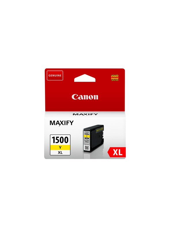 Produktfoto för Canon Bläckpatron PGI-1500XL Y, gul
