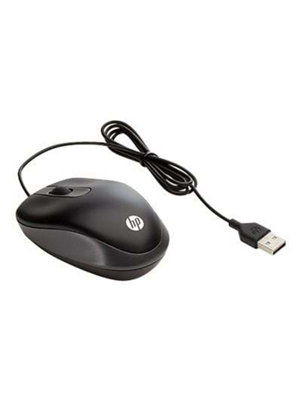 HP Travel - mus - Mouse - Optic - 2 knappar - Grå