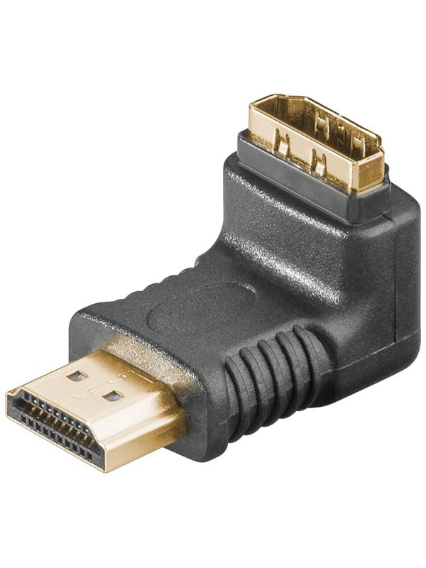 Pro HDMI vinklade och böjda adapter 270 °