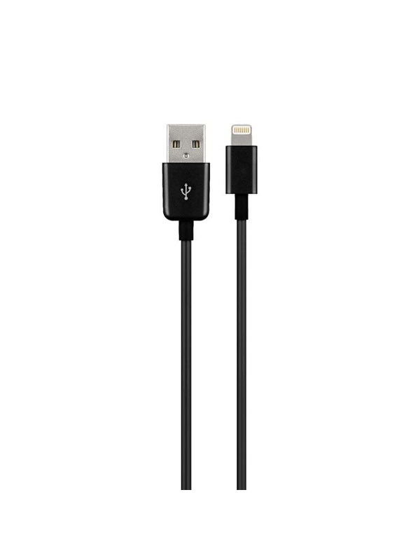 Pro USB-A <-> Lightning - 2m - Svart