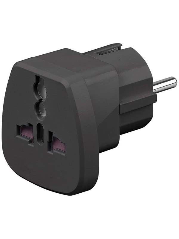 Pro Travel adapter to CEE7/7 - Black