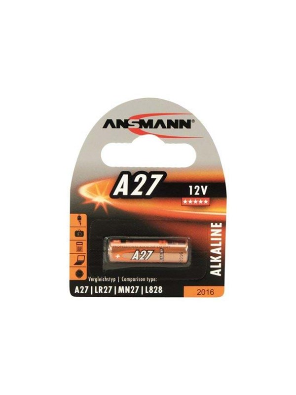 ANSMANN A27 - batteri - 27A - alkaliskt