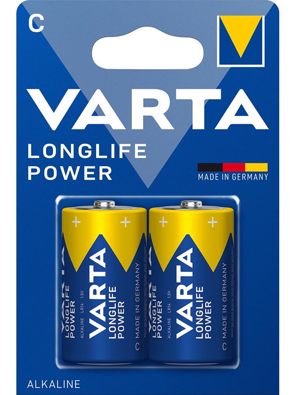 VARTA C Long Life Power 2-Pack