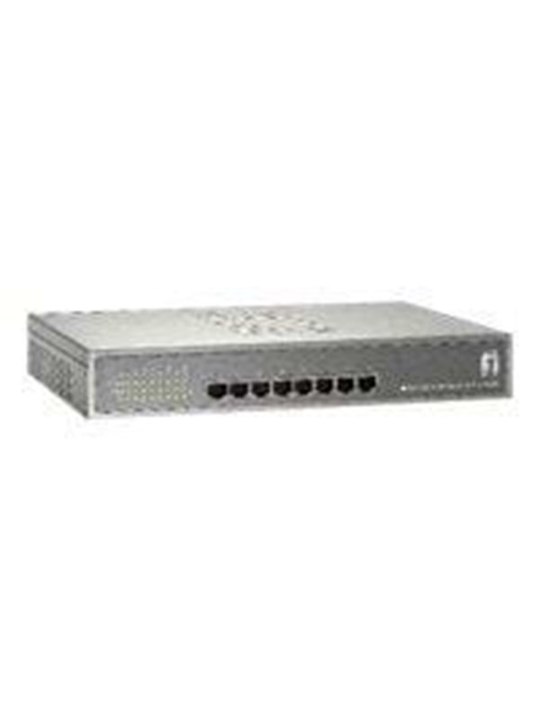 LevelOne GEP-0822 - switch - 8 portar - rackmonte