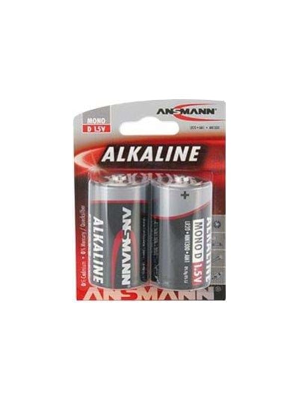 ANSMANN RED LINE batteri - D - alkaliskt x 2