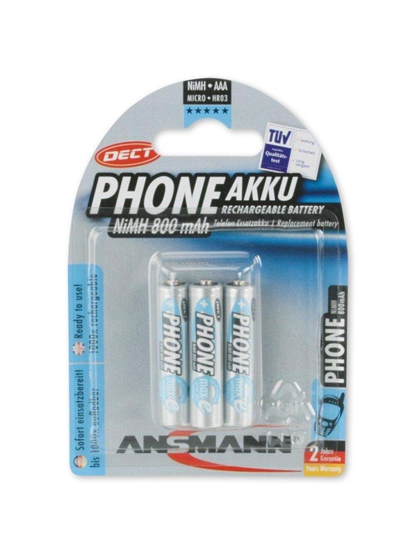 ANSMANN batteri - AAA - NiMH