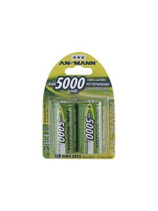 ANSMANN batteri - D - NiMH x 2