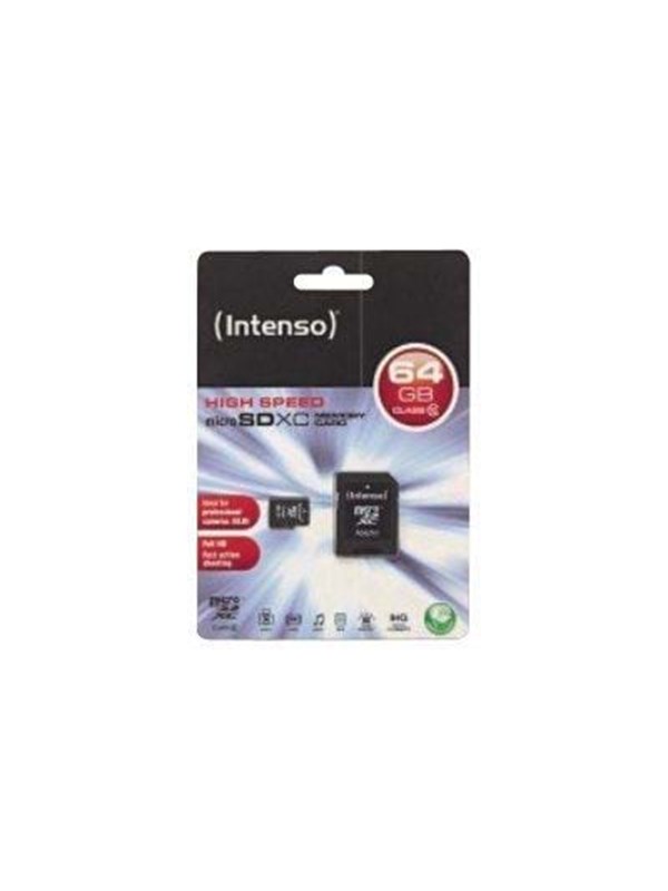 Intenso - flash-minneskort - 64 GB - microSDXC