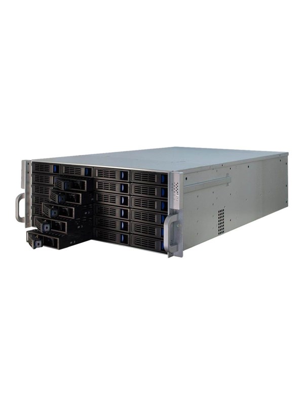 Produktfoto för Inter-Tech IPC 4U-4424 - Chassi - Server (Rack) - Svart