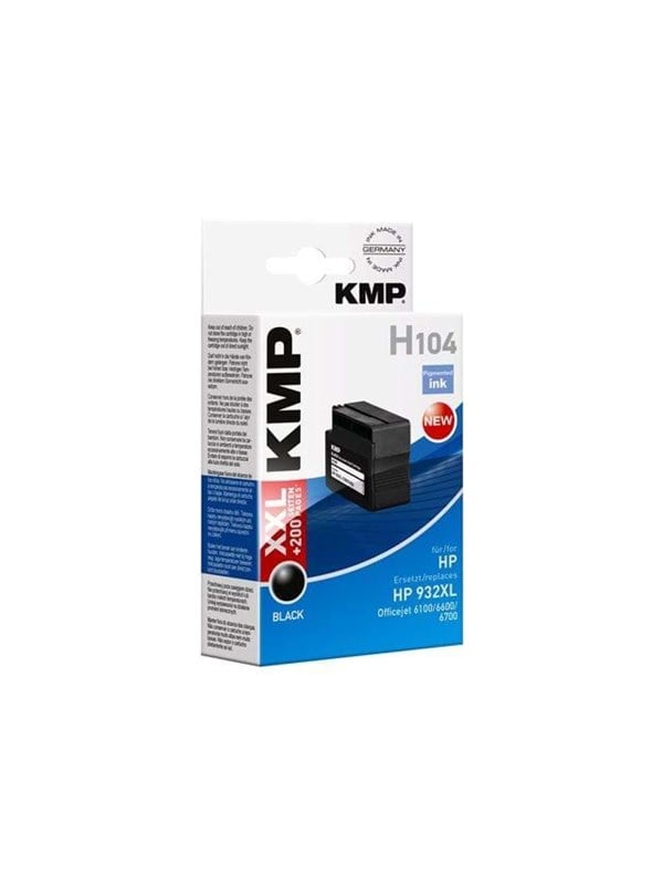 KMP H104 - Bläckpatron Svart