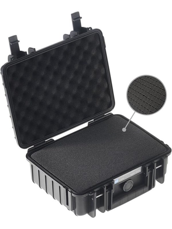 Produktfoto för B&W outdoor.case Type 1000 - Hårt fodral - polypropylen - svart