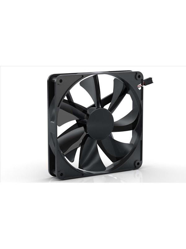Blacknoise BlackSilentPRO PK-PS - lådfläkt - Chassi fläkt - 140mm - Svart - 29 dBA
