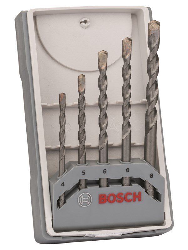 Bosch 5-delars betongborrsats CYL-3 4; 5; 6; 6; 8 mm