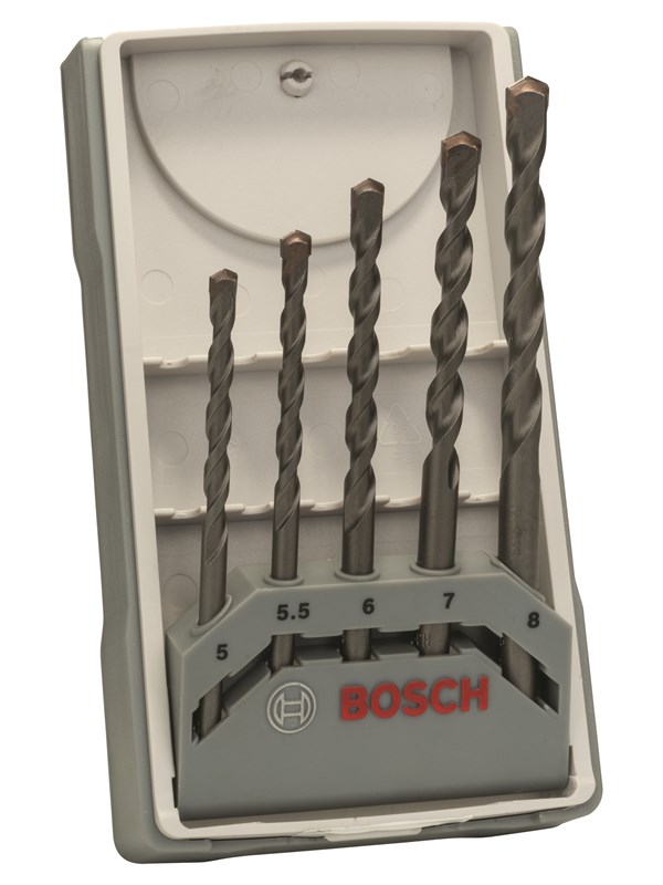 Bosch 5-delars betongborrsats CYL-3 5; 5,5; 6; 7; 8 mm