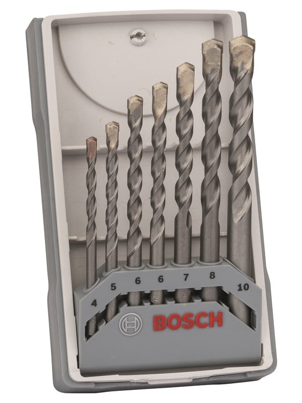Bosch 7-delars betongborrsats CYL-3 4; 5; 6; 6; 7; 8; 10 mm