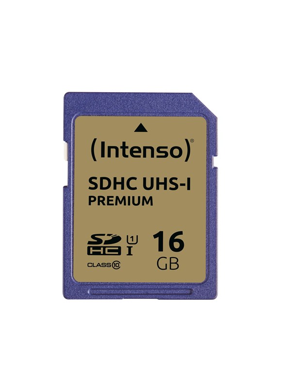 Intenso SD UHS-I Premium - 45MB/s - 16GB