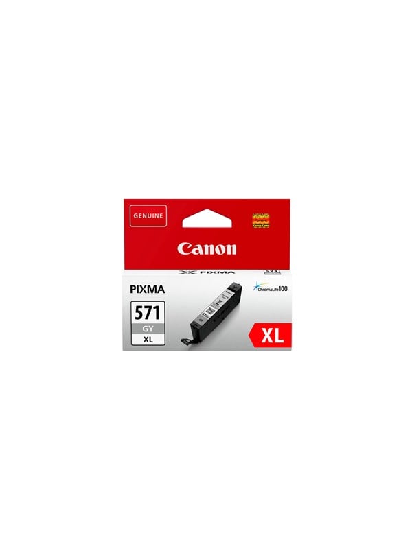 Produktfoto för Canon Bläckpatron CLI-571GY XL (0335C001), grå, singelpack, hög kapacitet