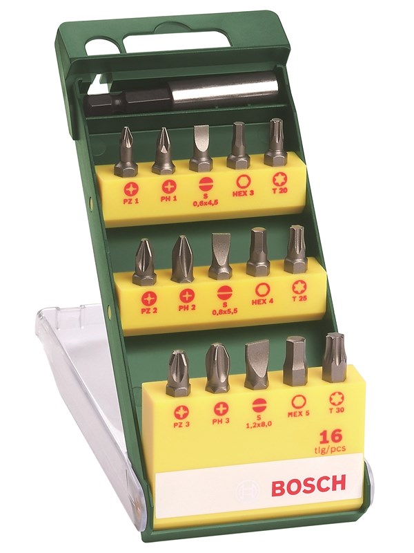 Bosch 16-delars skruvbitssats