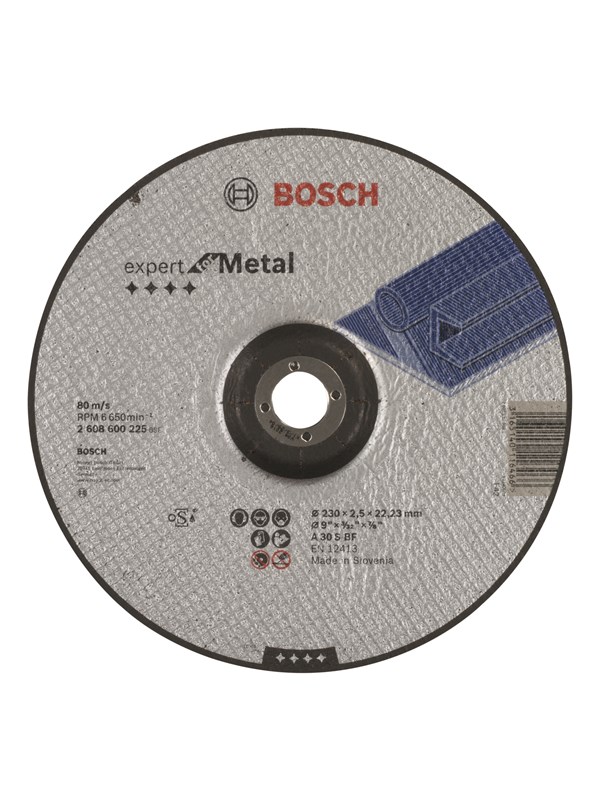 Bosch Försänkt kapskiva, Expert for Metal A 30 S BF, 230 mm, 2,5 mm
