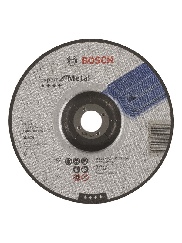 Bosch Försänkt kapskiva, Expert for Metal A 30 S BF, 180 mm, 3,0 mm
