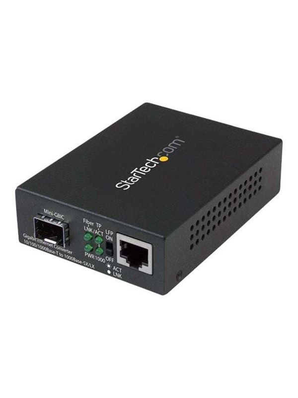 StarTech.com Gigabit Ethernet-fibermediaomvandlare me