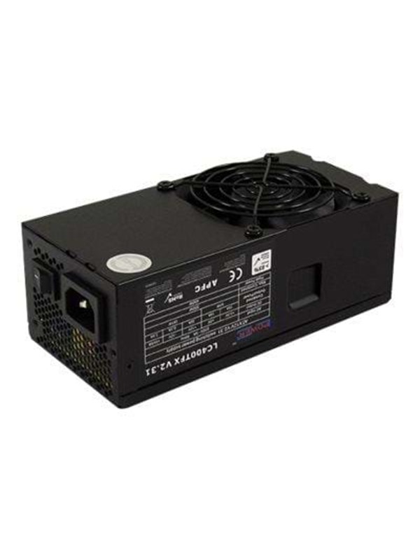 LC Power LC400TFX V2.31 Strömförsörjning - 350 Watt - 80 mm - ATX - 80 Plus