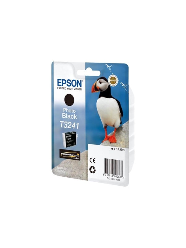 Produktfoto för Epson Bläckpatron, T3241, UltraChrome, svart, C13T32414010