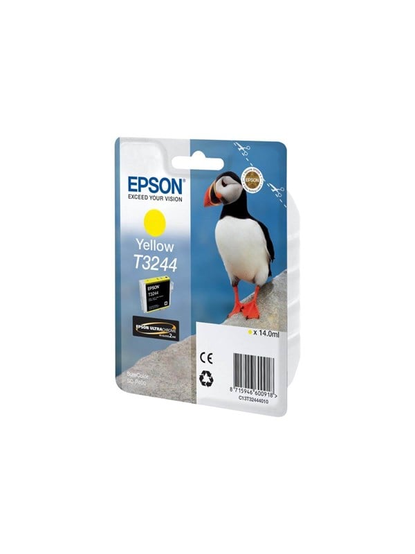 Produktfoto för Epson Bläckpatron, T3244, UltraChrome, gul, C13T32444010