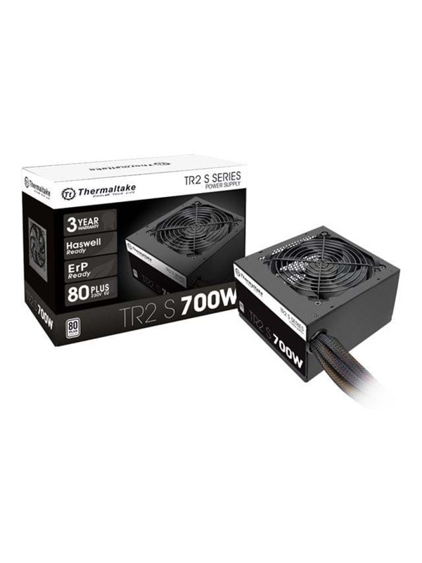 Thermaltake TR2 S 700W Strömförsörjning - 700 Watt - 120 mm - ATX - 80 Plus White certificate (upp till 80% effektivitet)