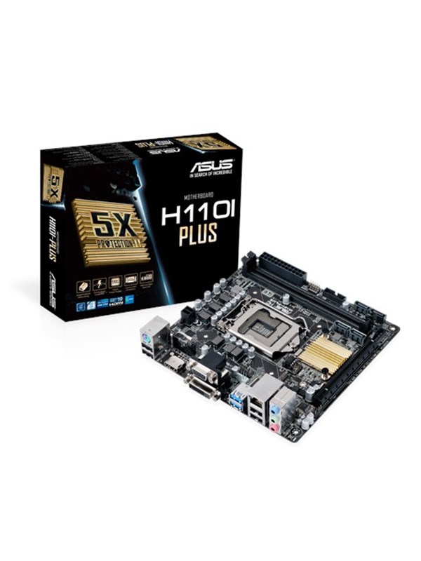 ASUS H110I-PLUS Moderkort - Intel H110 Express - Intel LGA1151 - DDR4 RAM - Mini-ITX