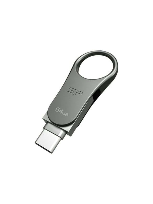 Silicon Power Mobile C80 - USB flash-enhet - 64 GB - 64GB - USB-minne