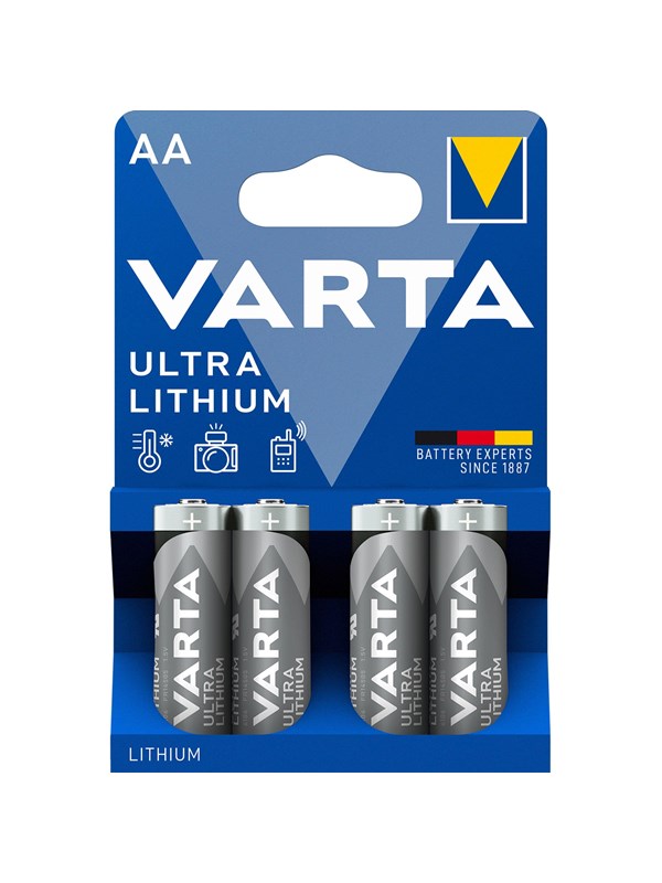 VARTA Varta Ultra. Litium - AA - 4-pack