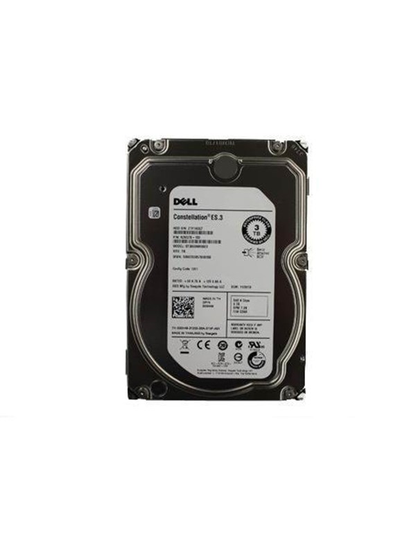 Dell Seagate 3tb Hårddisk 55h49 Serial Attached Scsi 3 3 5 "