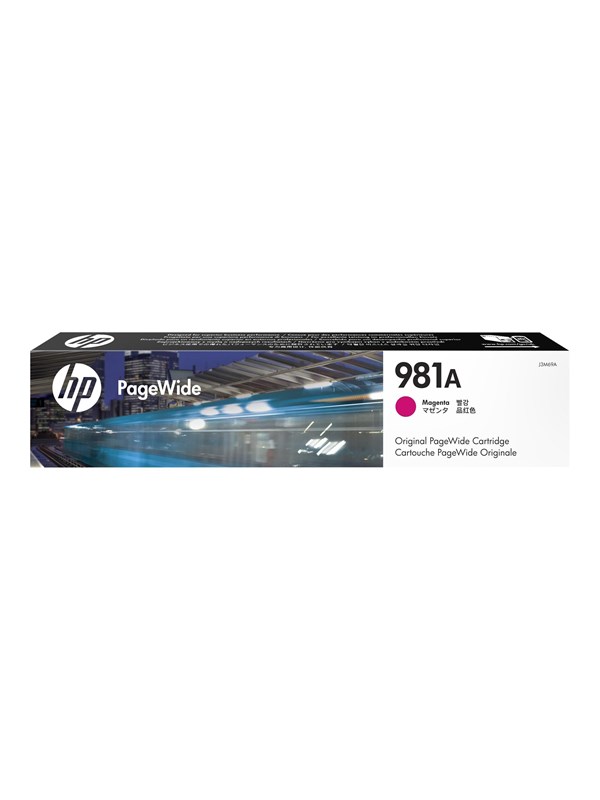 Produktfoto för HP Bläckpatron, 981A, magenta, singelförpackning, J3M69A