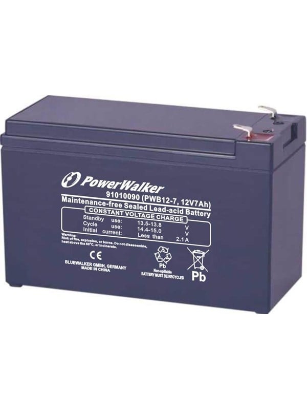 Produktfoto för BlueWalker PowerWalker PWB12-7 - UPS-batteri - Bly