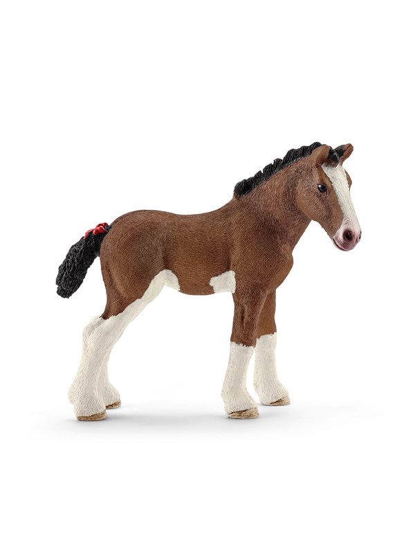 Schleich Clydesdale-häst, föl