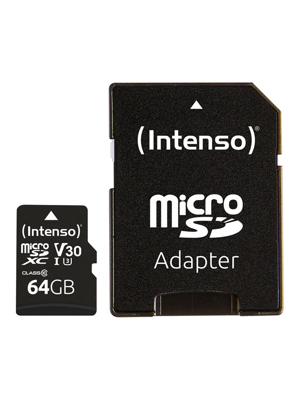 Intenso microSD UHS-I Professionel - 100MB/s - 64GB