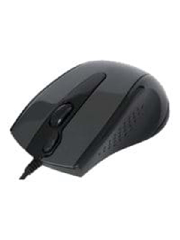 A4Tech V-Track N-500F-1 - mus - USB - grå - Mouse - Optic - 4 knappar - Grå