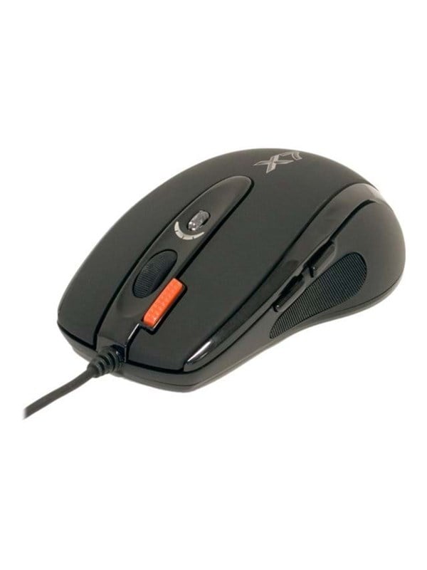 A4Tech XGAME Opto Oscar X710 Extra Fire - mus - Mouse - Optic - 7 knappar - Svart