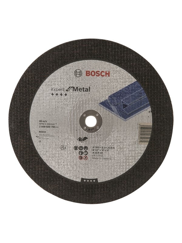 Bosch Rak kapskiva, Expert for Metal A 24 R BF, 300 mm, 20,00 mm, 3,5 mm