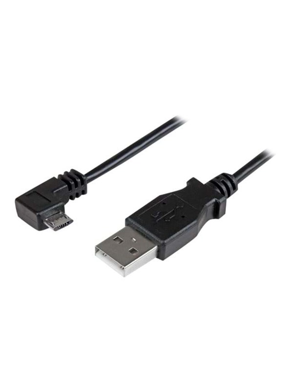 StarTech.com 6ft USB A to Right Angle Micro-USB Charge Sync Cable M/M 24AWG