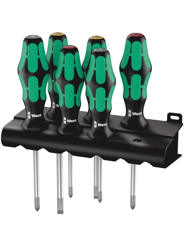 Wera Screwdriver set w. Lasertip & rack