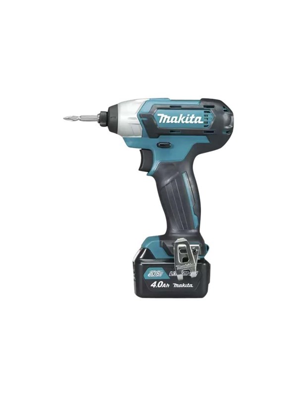 Produktfoto för Makita TD110DSMJ - Mutterdragare - sladdlös - 1/4-tums hexuttag - 110 N·m - 2 batterier - 10.8 V