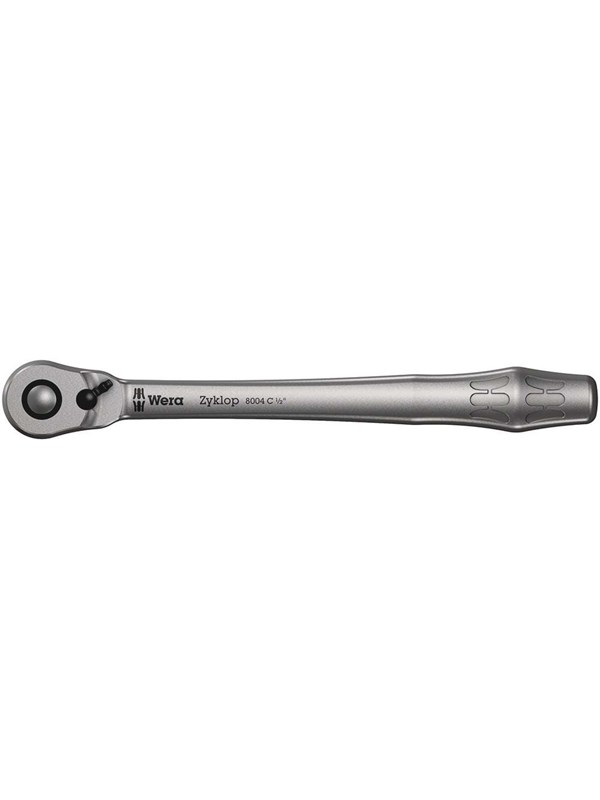 Wera 8004 C Zyklop Metal Ratchet with switch lever and 1/2" drive