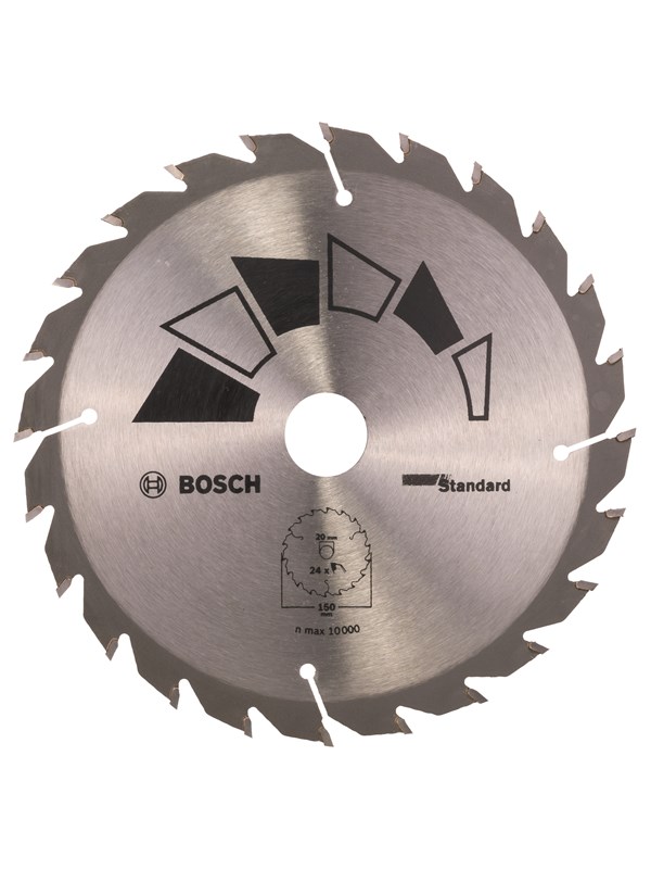 Bosch Cirkelsågklinga STANDARD D= 150 mm; borrhål= 20 mm; K= 24
