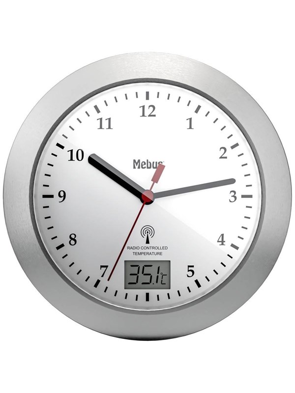 Mebus 41124 Funk Bathroom clock